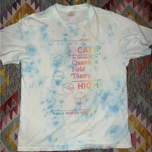 Camp High Santa Monica quantum field theory tie dye size large